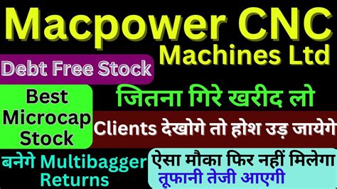 macpower cnc machines share price|macpower cnc screener.